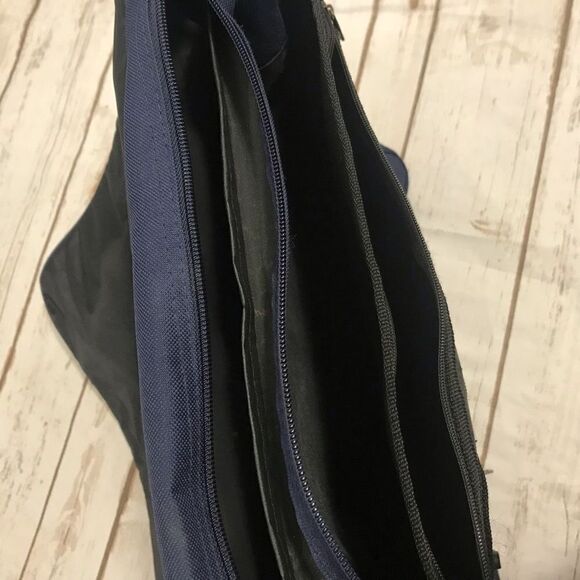 Leeds Laptop Work Bag Blue Travel Commute 33 - Picture 6 of 16